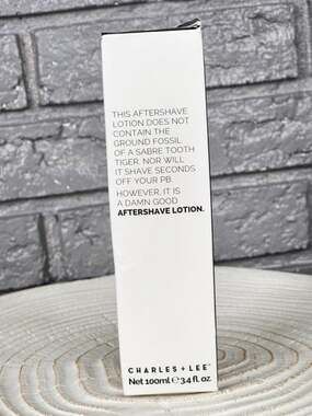 Charles & Lee Aftershave Lotion Made in Australia 3.4 oz. Brand New Cruelty-Free